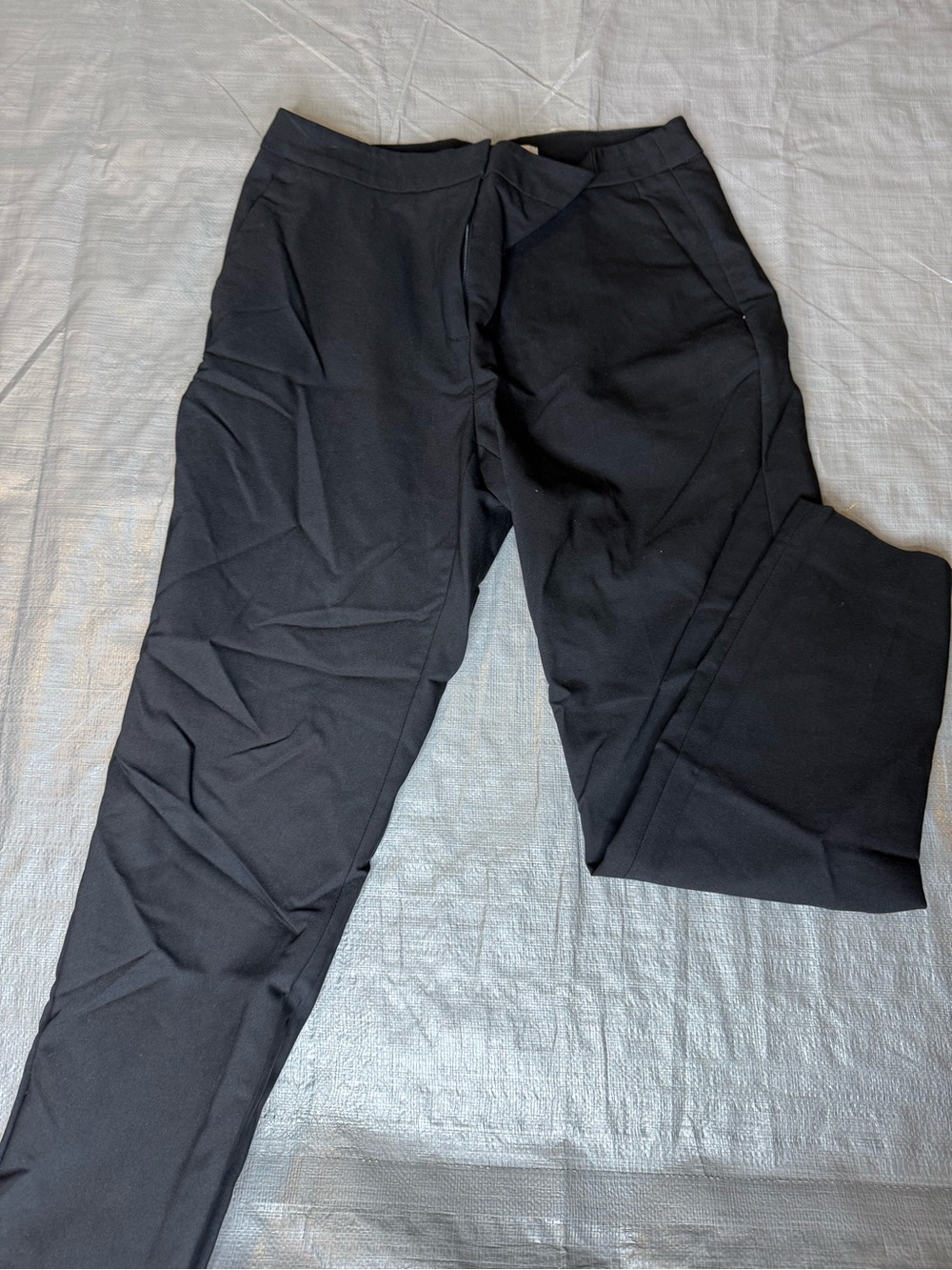 H&M Black Women's Straight-Leg Pants